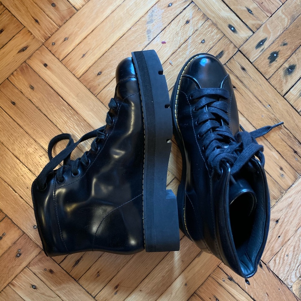 Chunky Platform Lace Up Boot